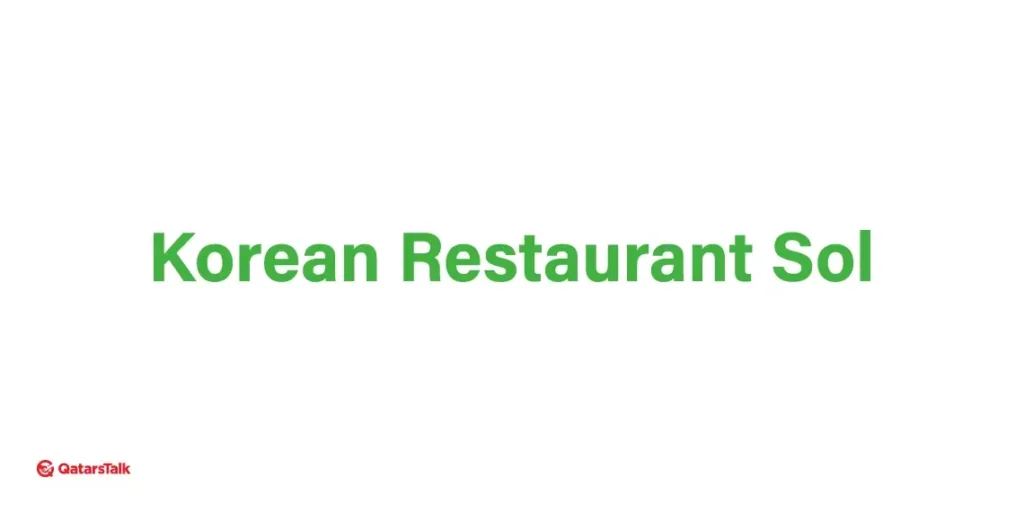 Sol Korean Restaurant Sol Korean Restaurant