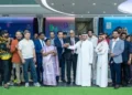 Sheikh Abdulaziz inaugurates Bravo cricket showroom and sports café at Doha Mall
